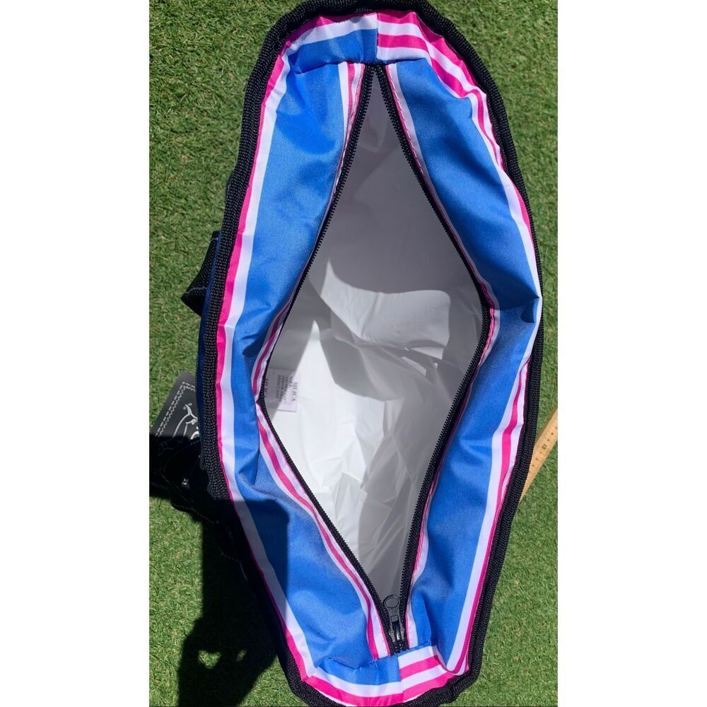 NEW NWT SCOUT PREPS COOL insulated TOTE COOLER BAG blue striped - Picture 4 of 7